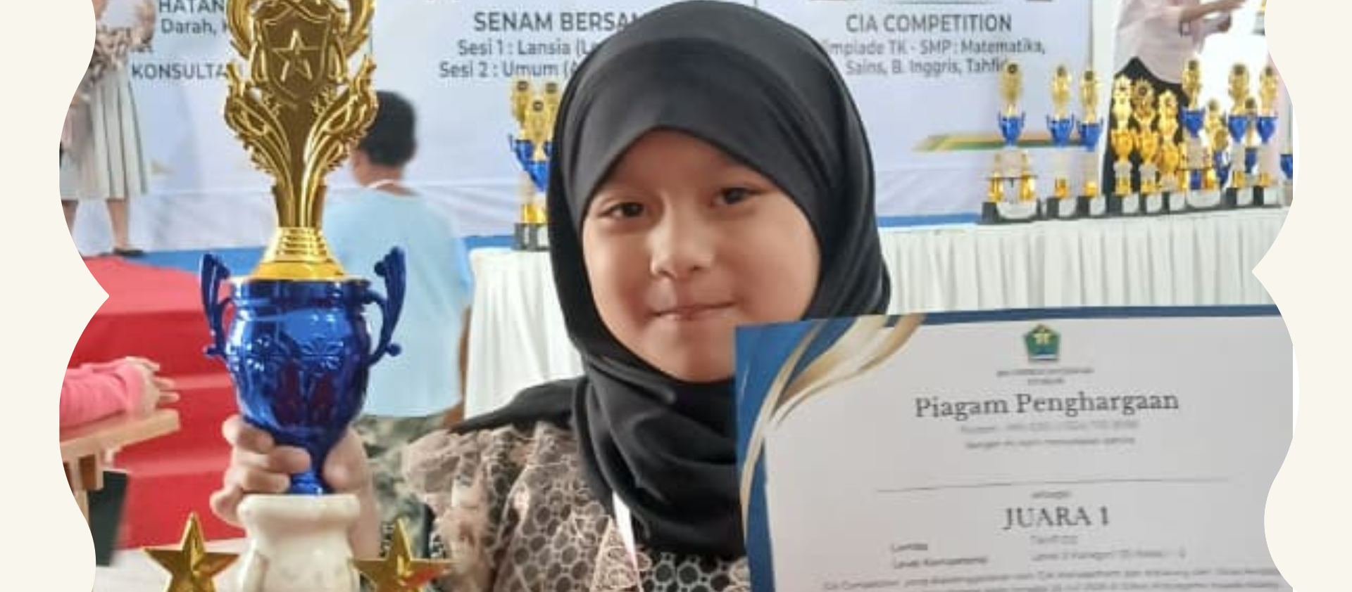 Aleya Zahwa, Juara 1 Tahfidz Smart and Happy Day STIKES Widya Husada Malang
